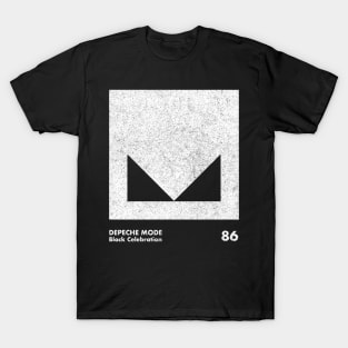 Black Celebration / Minimal Graphic Design Tribute T-Shirt
